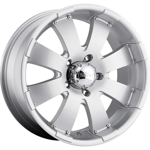 18x8.5 Ultra 243S Mako Bright Silver Wheel 6x120 (25mm)