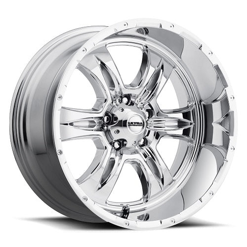 20x10 Ultra 249C Predator II Chrome Wheel 5x5.5 (-25mm)