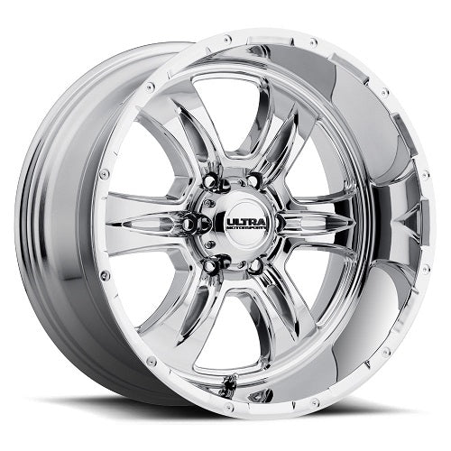 20x10 Ultra 249C Predator II Chrome Wheel 6x5.5 (-25mm)