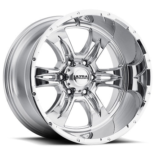 20x12 Ultra 249C Predator II Chrome Wheel 6x5.5 (-44mm)