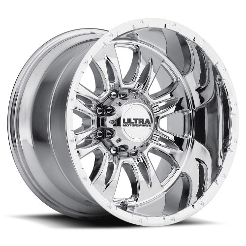 20x12 Ultra 249C Predator II Chrome Wheel 8x6.5 (-44mm)