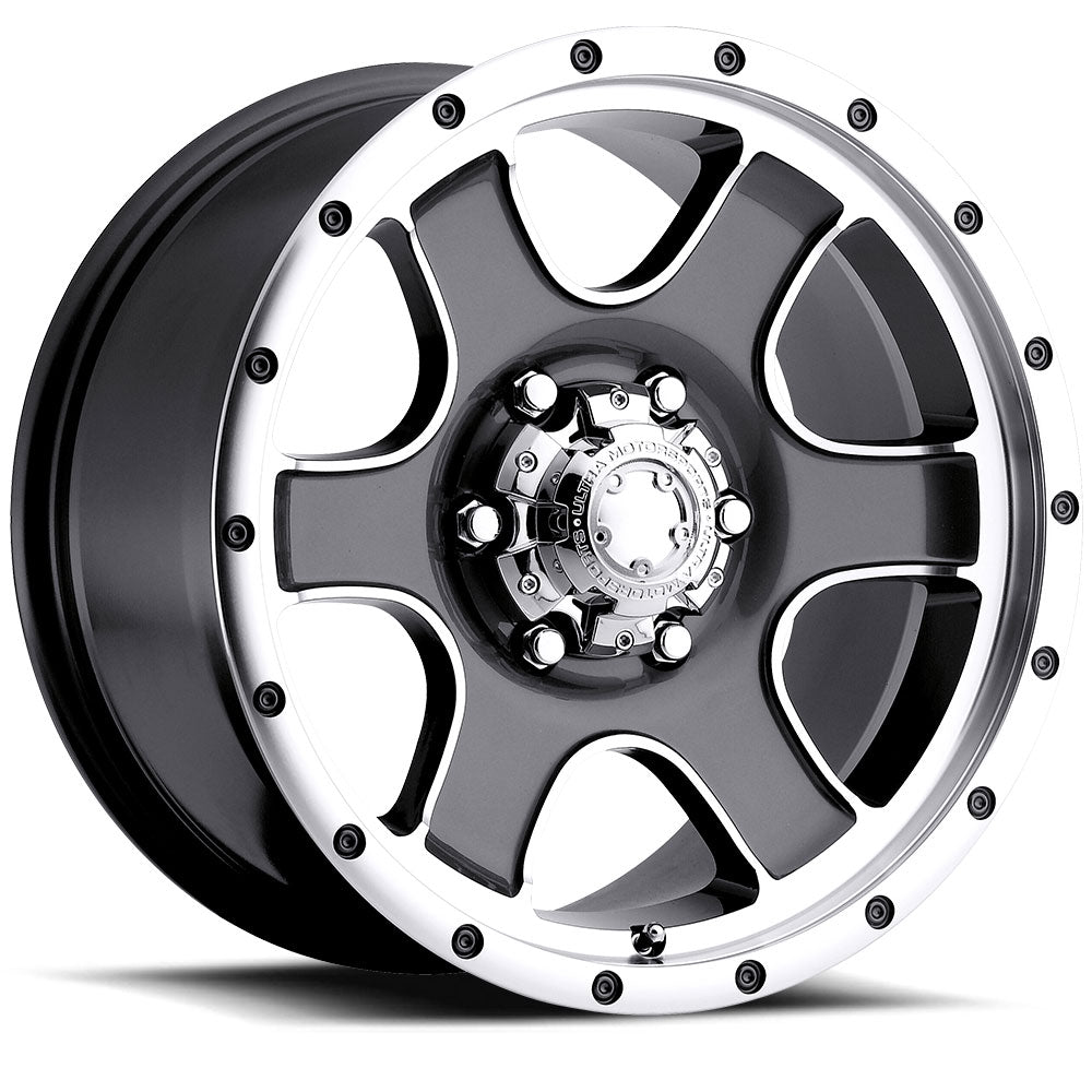 15x6 Ultra 174GN Nomad Trailer Diamond Cut Wheel 6x5.5 (0mm)