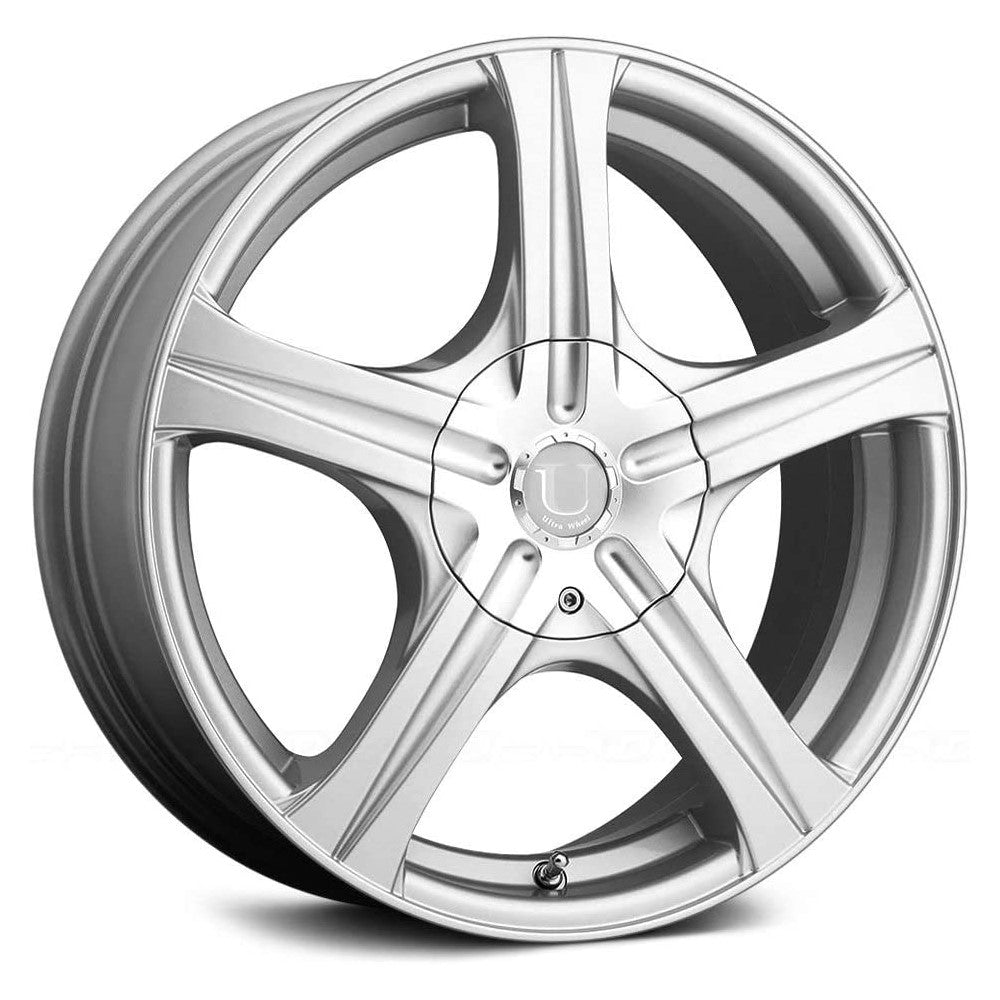 18x7.5 Ultra 403SU Slalom Bright Silver Wheel 5x100 (45mm)