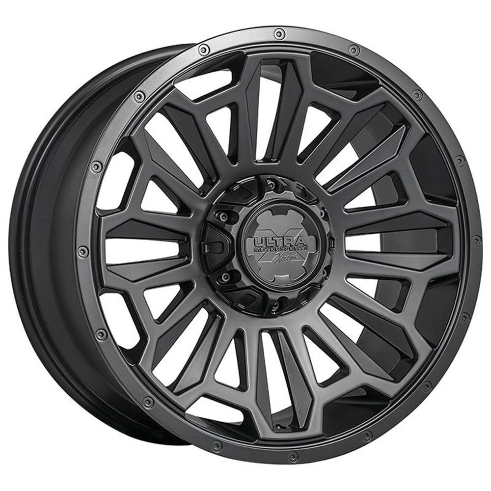 18x9 Ultra 110SB X110 Xtreme Satin Black Wheel 5x5/5x5.5 (12mm)