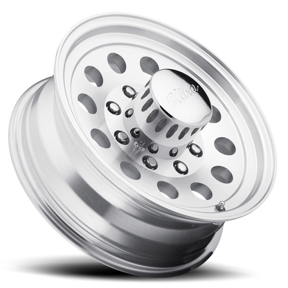 16x8 Ultra 062 Smooth Mod Trailer Machined with Clear Coat Wheel 5x5.5 (6mm)