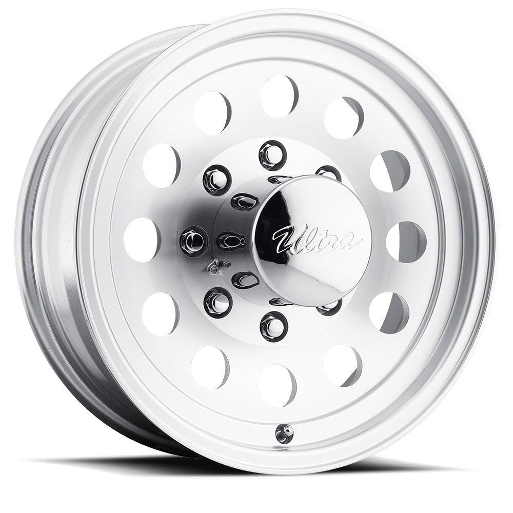 16x8 Ultra 062 Smooth Mod Trailer Machined with Clear Coat Wheel 5x5.5 (6mm)