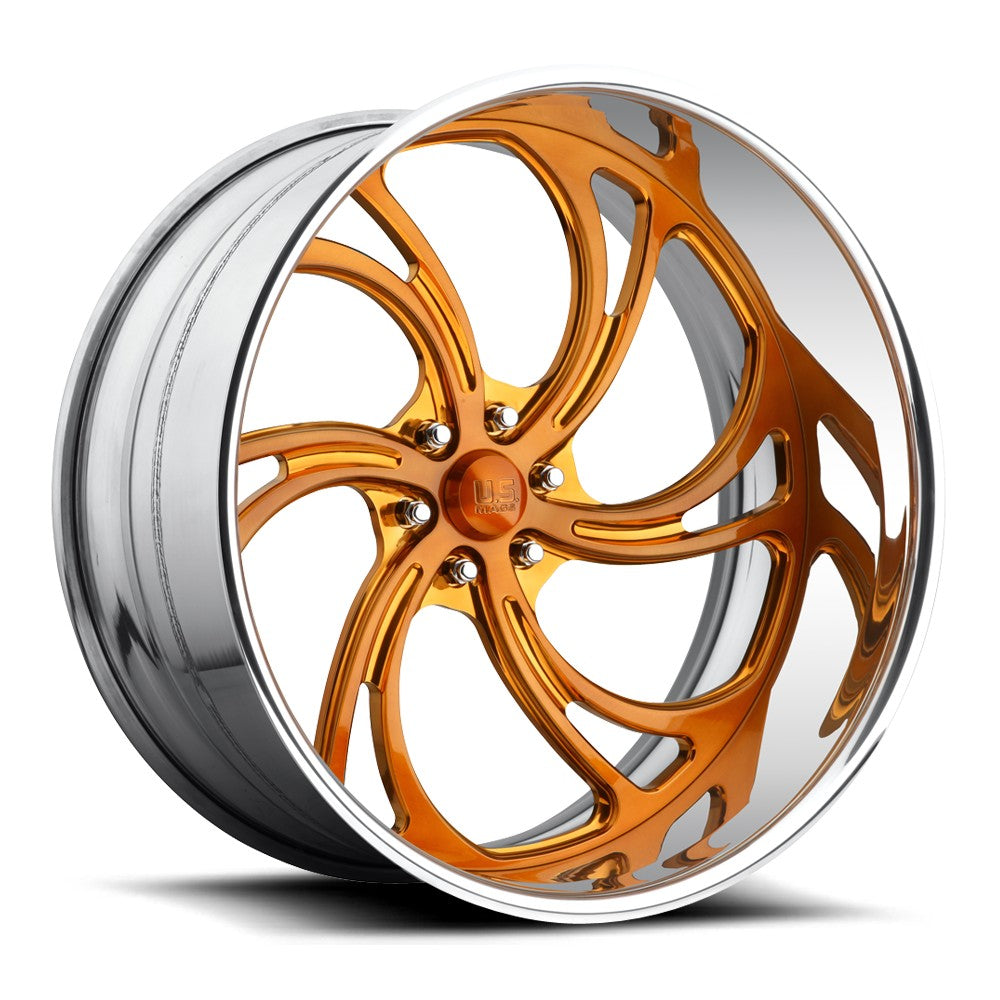 24x10 US Mags US452 Kompressor 6 FORGED LEFT DIRECTIONAL Wheel 6x5.5 (30mm)