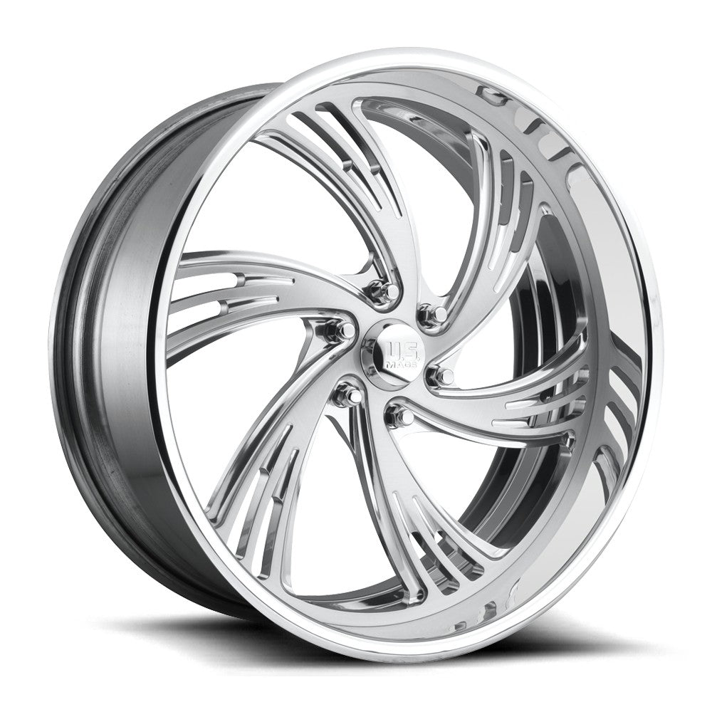 24x12 US Mags US472 Outrage Pol FORGED RIGHT DIRECTIONAL Wheel 6x5.5 (-101mm)