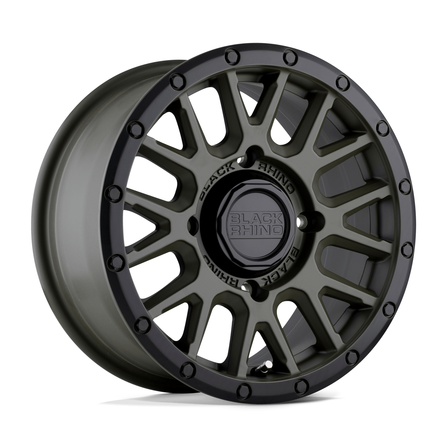 15x7 Black Rhino La Paz UTV Olive Drab Green W/Black Lip Wheel 4x156 (51mm)