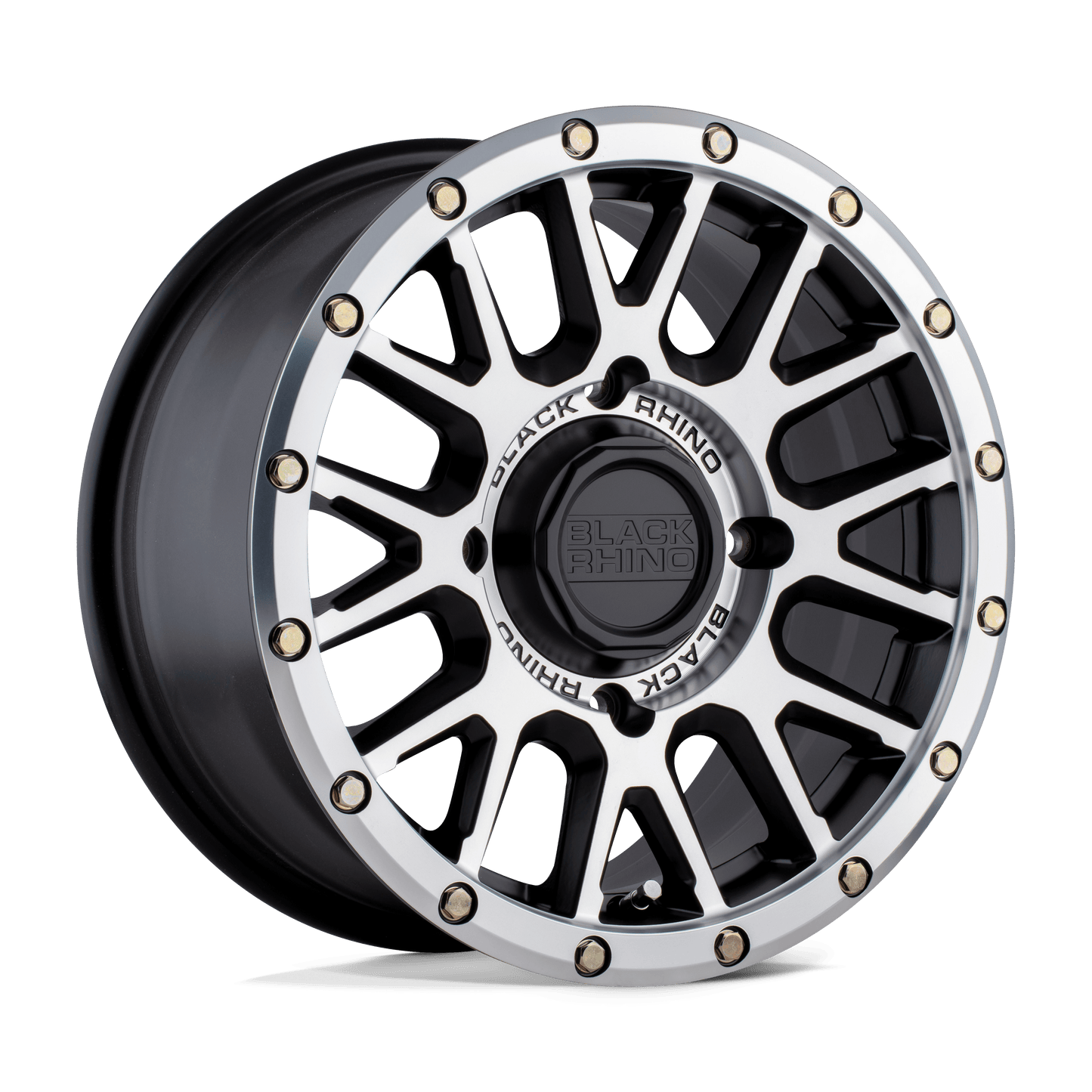 14x7 Black Rhino La Paz UTV Gloss Black W/Machined Face Wheel 4x156 (36mm)