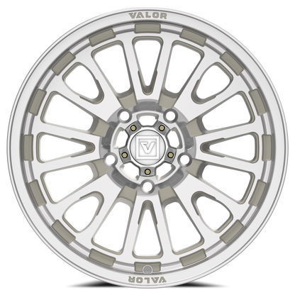 15x7 Valor Offroad V14 Raw Machined UTV Wheel 5x4.5 (20mm)