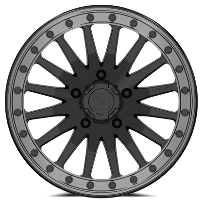 15x10 Valor Offroad V06 Gloss Black BEADLOCK UTV Wheel 5x4.5 (25mm)