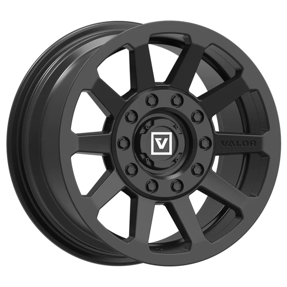 14x7 Valor Offroad V02 Satin Black UTV Wheel 4x137/4x156 (20mm)