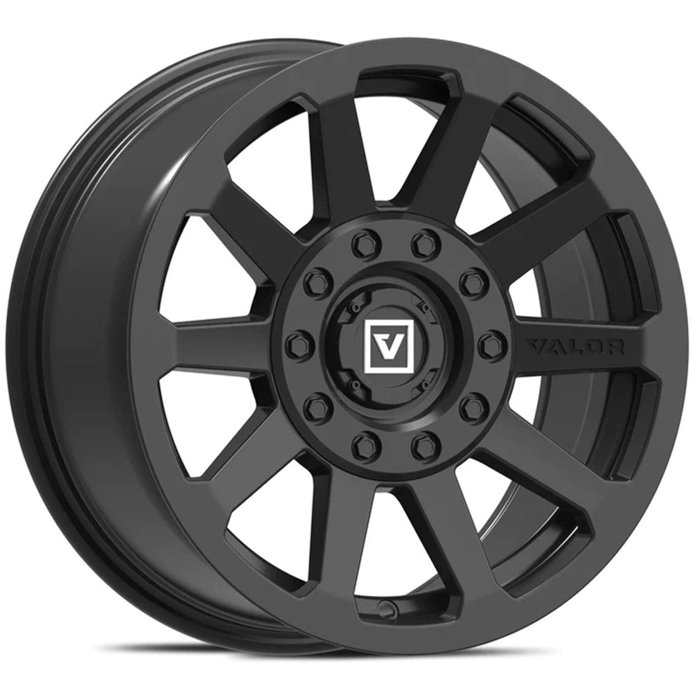 15x7 Valor Offroad V02 Satin Black UTV Wheel 4x137/4x156 (20mm)