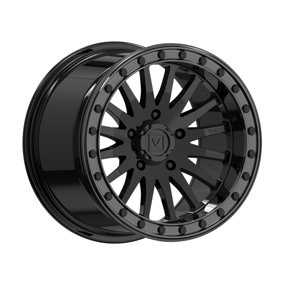 15x10 Valor Offroad V06 Gloss Black UTV BEADLOCK Wheel 5x4.5 (25mm)