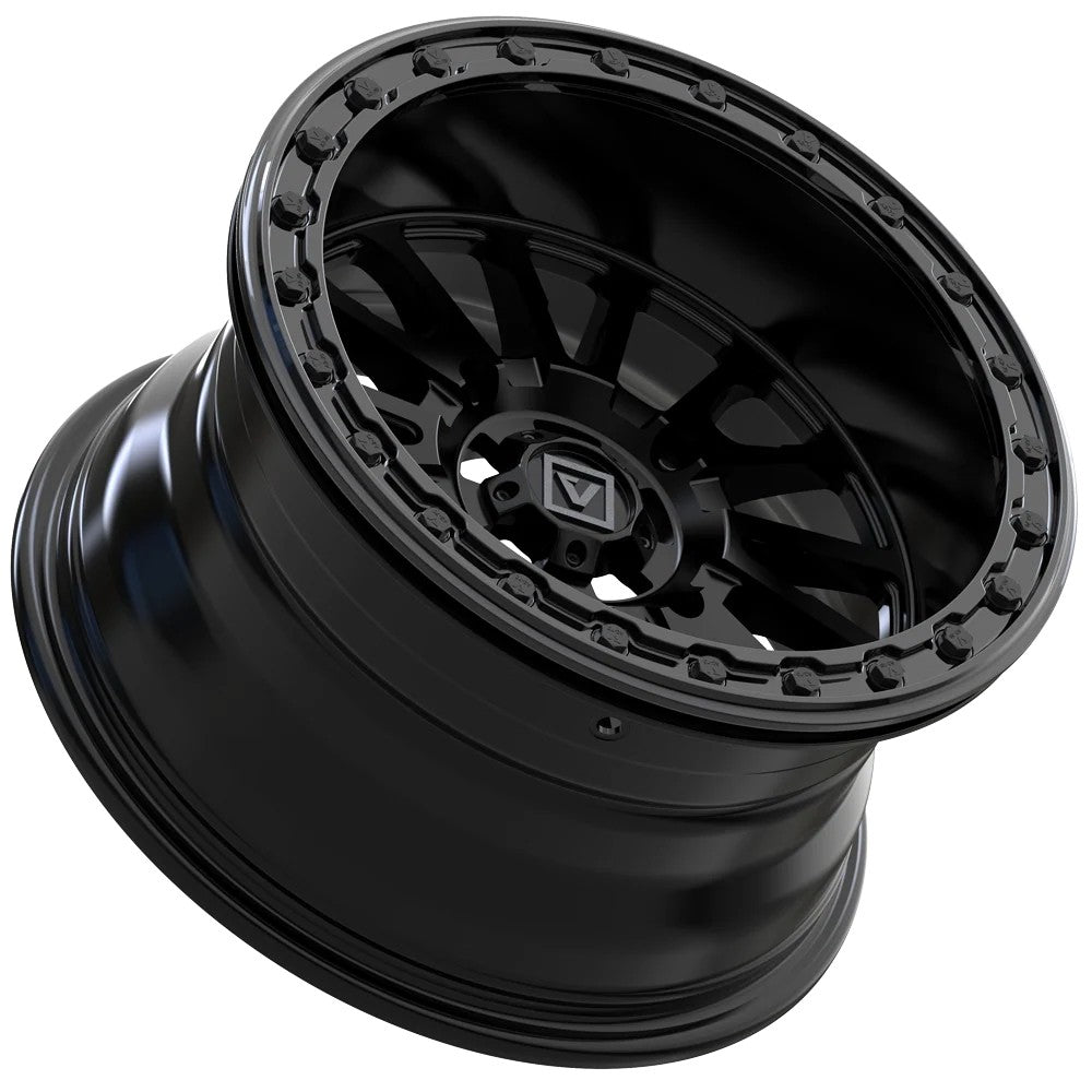 15x7 Valor Offroad V16 Satin Black UTV BEADLOCK Wheel 5x4.5 (35mm)