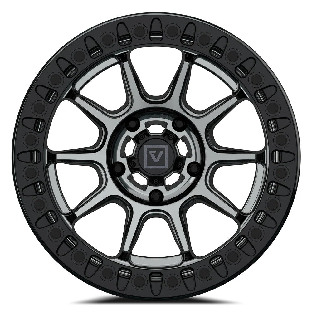 15x7 Valor Offroad V18 Hyper Black UTV BEADLOCK Wheel 5x4.5 (30mm)