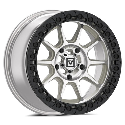 15x7 Valor Offroad V18 Raw Machined UTV BEADLOCK Wheel 5x4.5 (30mm)