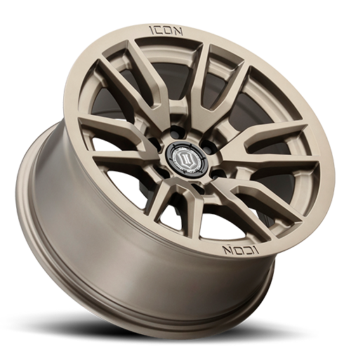 17x8.5 Icon Alloys Vector 6 Bronze Wheel 6x5.5 (0mm)