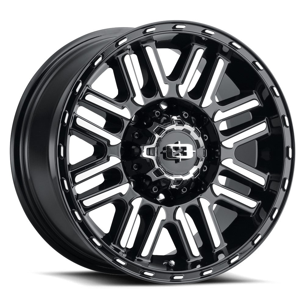 18x8.5 Vision 348 Nexus Gloss Black Machined Face Wheel 8x180 (18mm)
