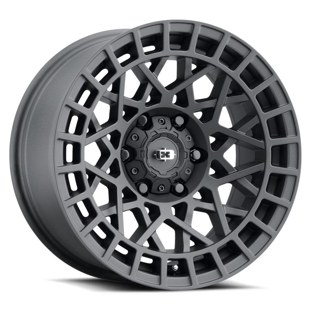 18x8 Vision 349 Savage Satin Black Wheel 5x100 (40mm)