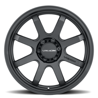 20x9 Vision 351 Flow Satin Black Wheel 6x135 (10mm)