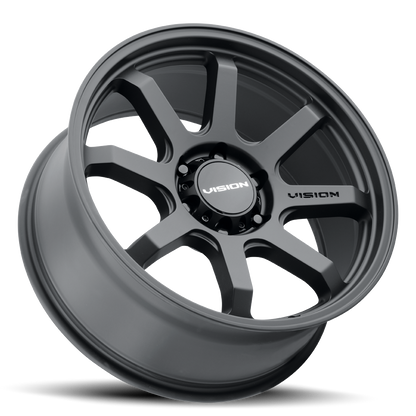 18x9 Vision 351 Flow Satin Black Wheel 6x5.5 (18mm)