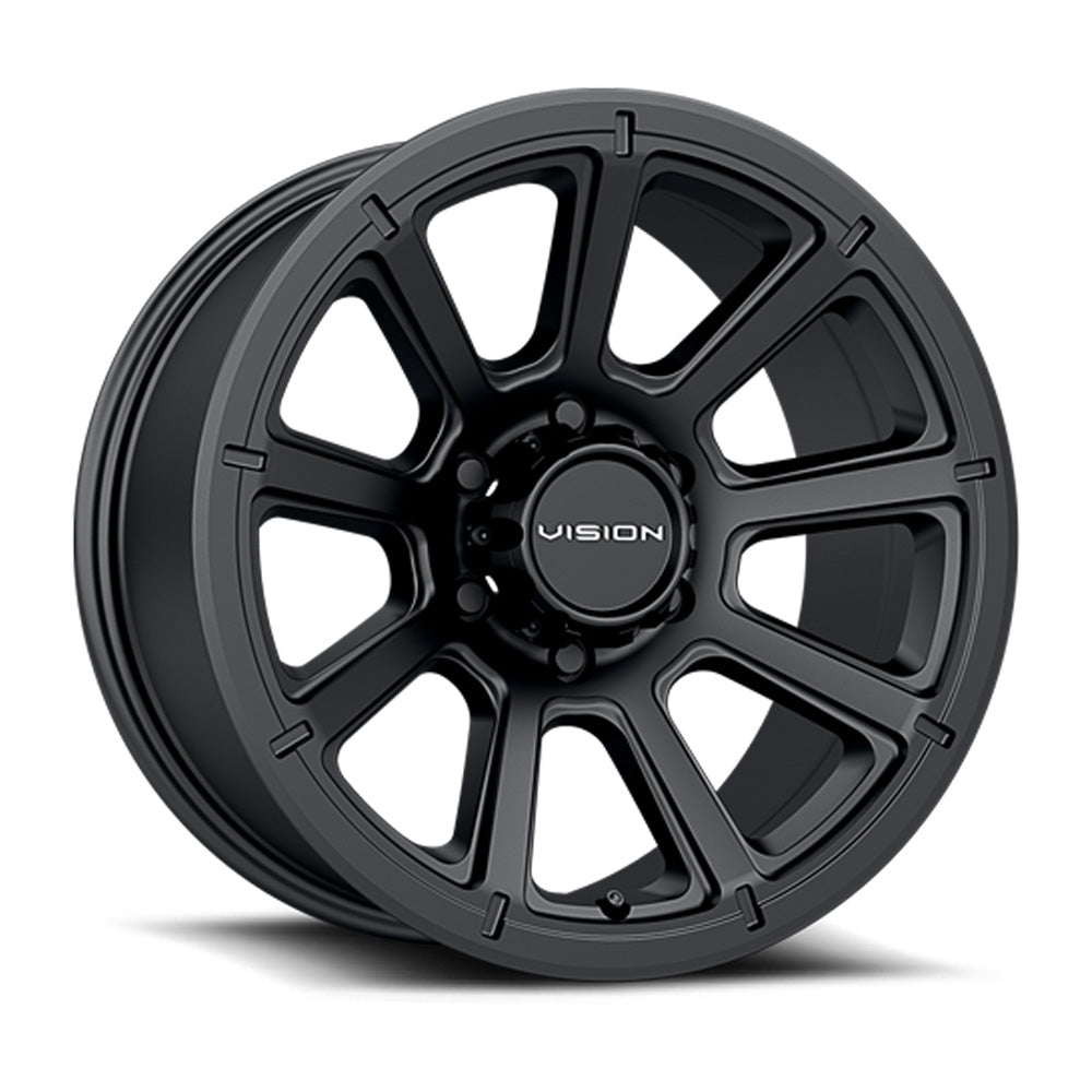 15x6 Vision ATV/UTV 353 Turbine UTV Matte Black Wheel 5x4.5 (0mm)