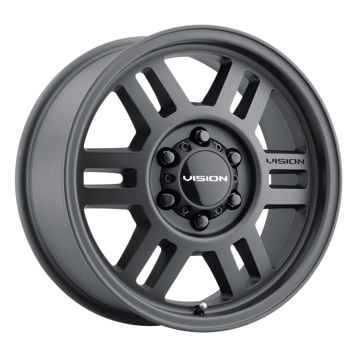 16x6.5 Vision 355 Overland Satin Black Wheel 6x130 (38mm)