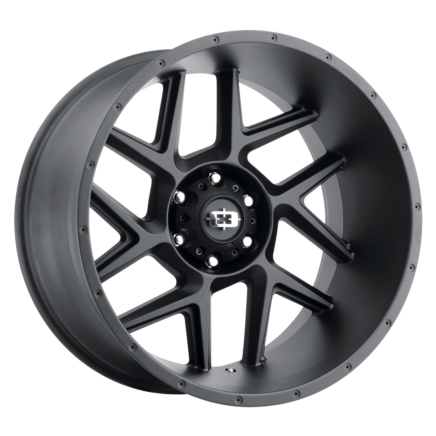20x10 Vision 360 Silver Satin Black Wheel 5x5 (-25mm)