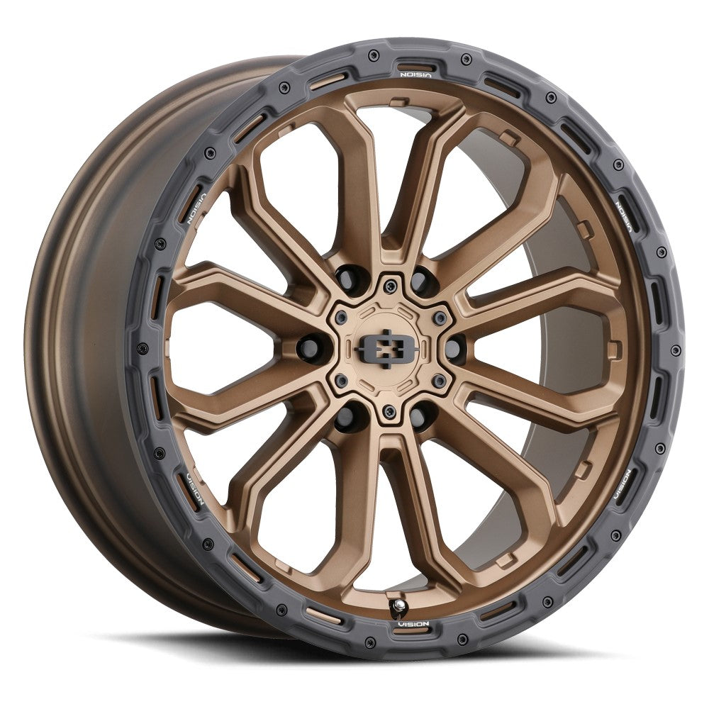 20x10 Vision 405 Korupt Satin Bronze Wheel 6x5.5 (-25mm)