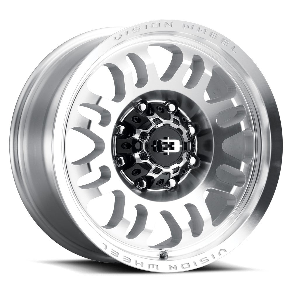 17x8.5 Vision 409 Inferno Milled Machine Face Wheel 6x4.5 (0mm)