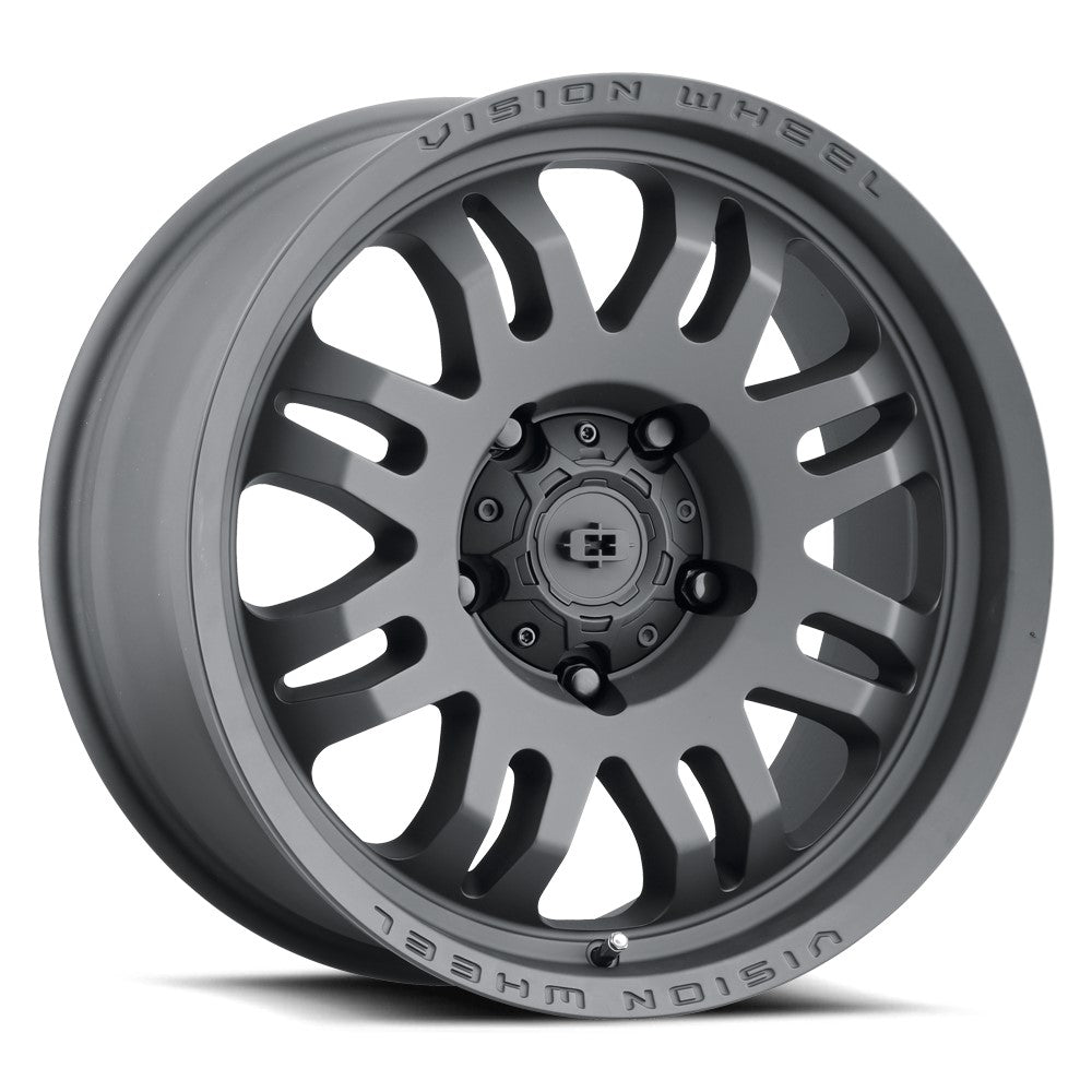 20x9.5 Vision 409 Inferno Satin Black Wheel 5x5 (-18mm)