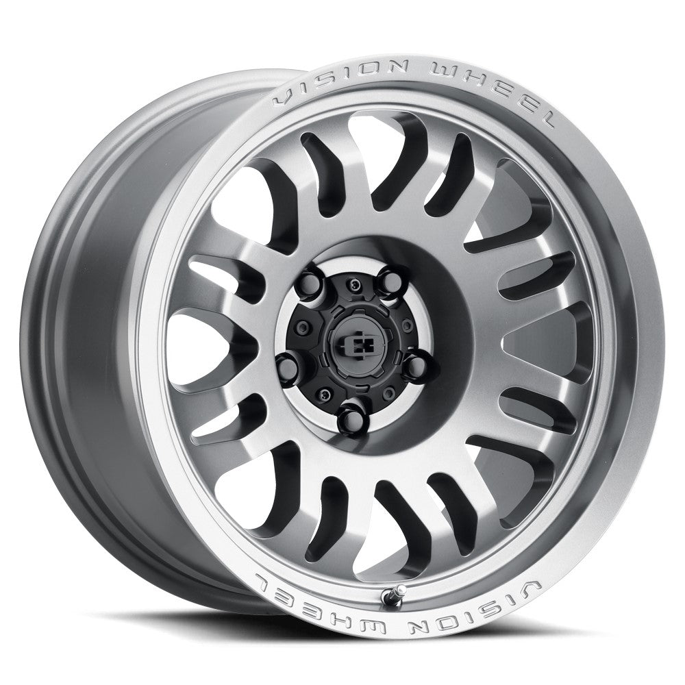 18x9 Vision 409 Inferno Satin Grey Wheel 8x170 (12mm)