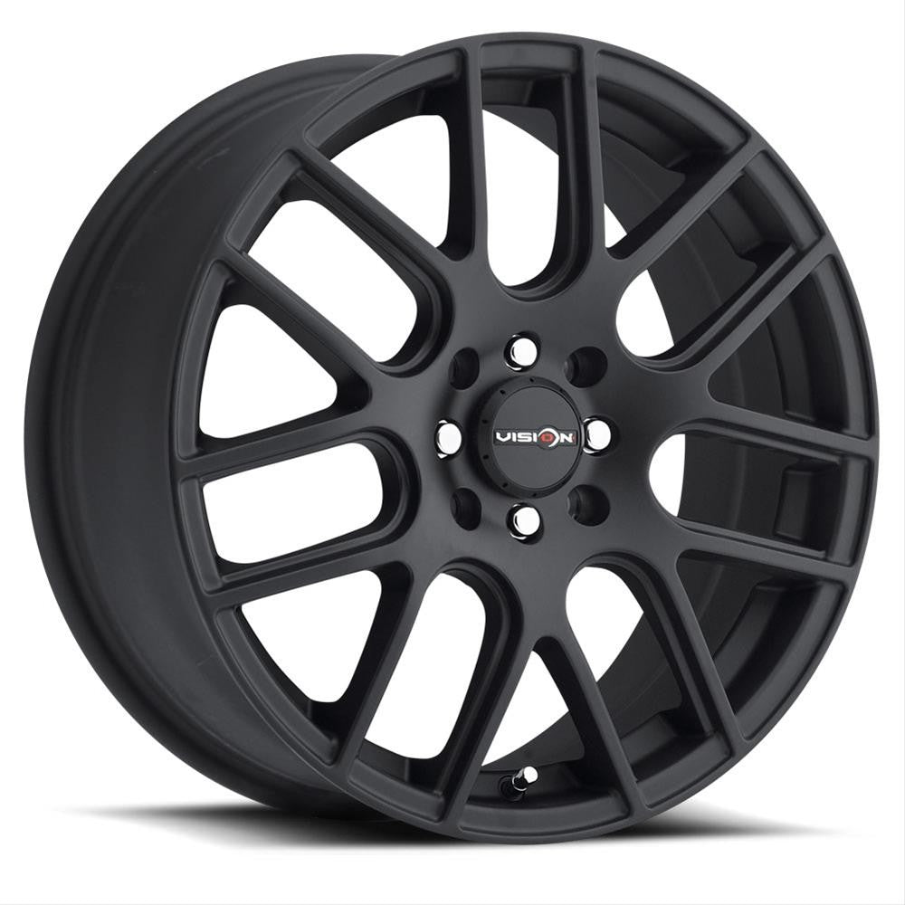 17x7.5 Vision 426H Cross Matte Black Wheel 4x100/4x4.5 (38mm)