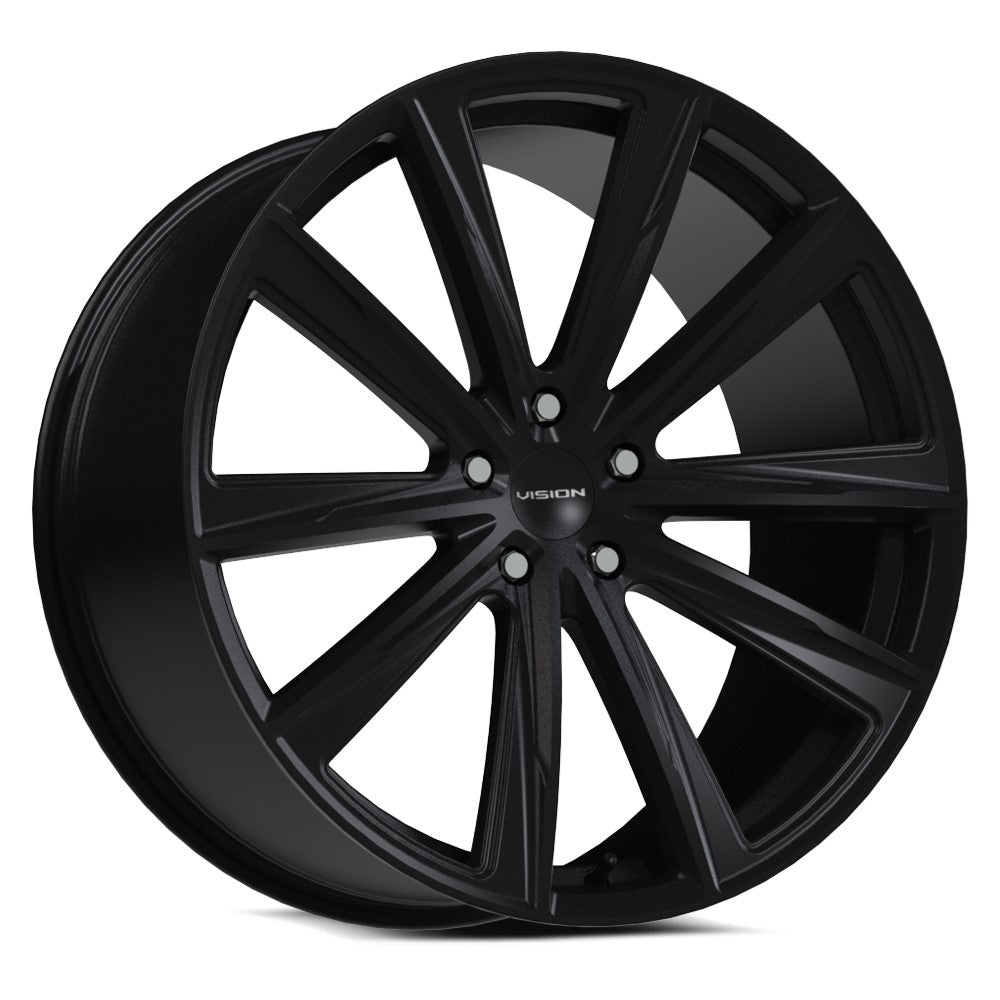 20x10.5 Vision 471 Splinter Satin Black Wheel 5x115 (25mm)
