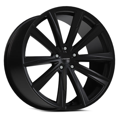 20x9 Vision 471 Splinter Satin Black Wheel 5x112 (25mm)