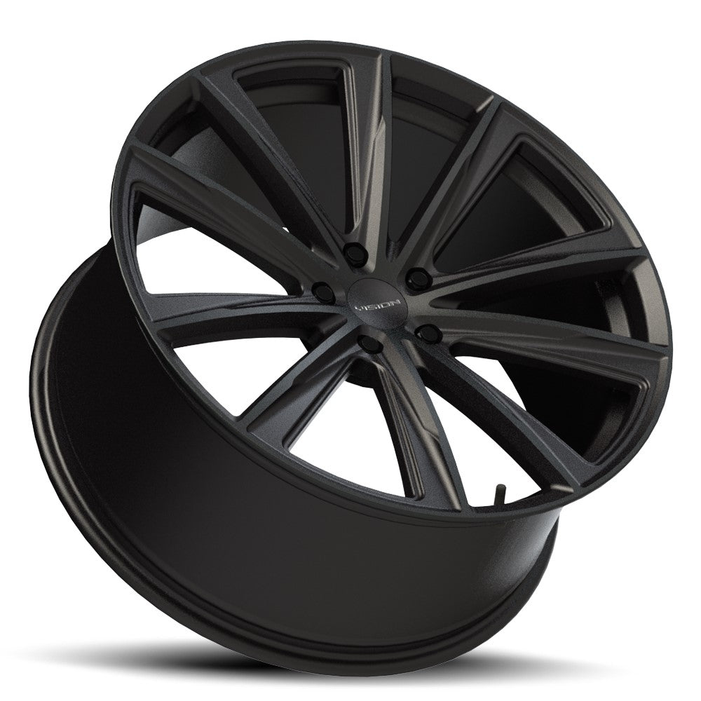 20x9 Vision 471 Splinter Satin Black Wheel 5x112 (32mm)