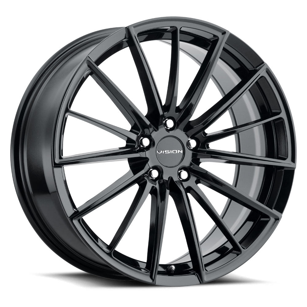 16x7.5 Vision 473 Axis Gloss Black Wheel 5x112 (38mm)