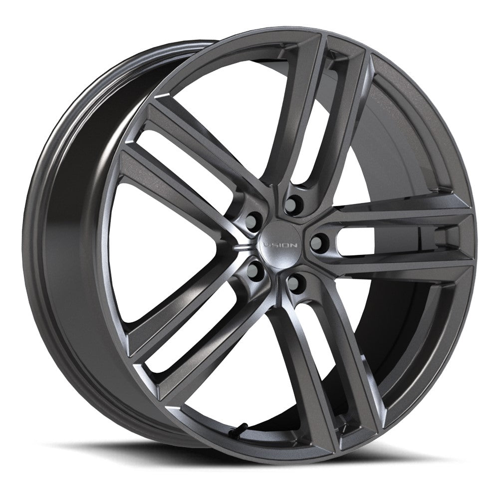 22x9 Vision 475 Clutch Gunmetal Wheel 5x4.5 (38mm)
