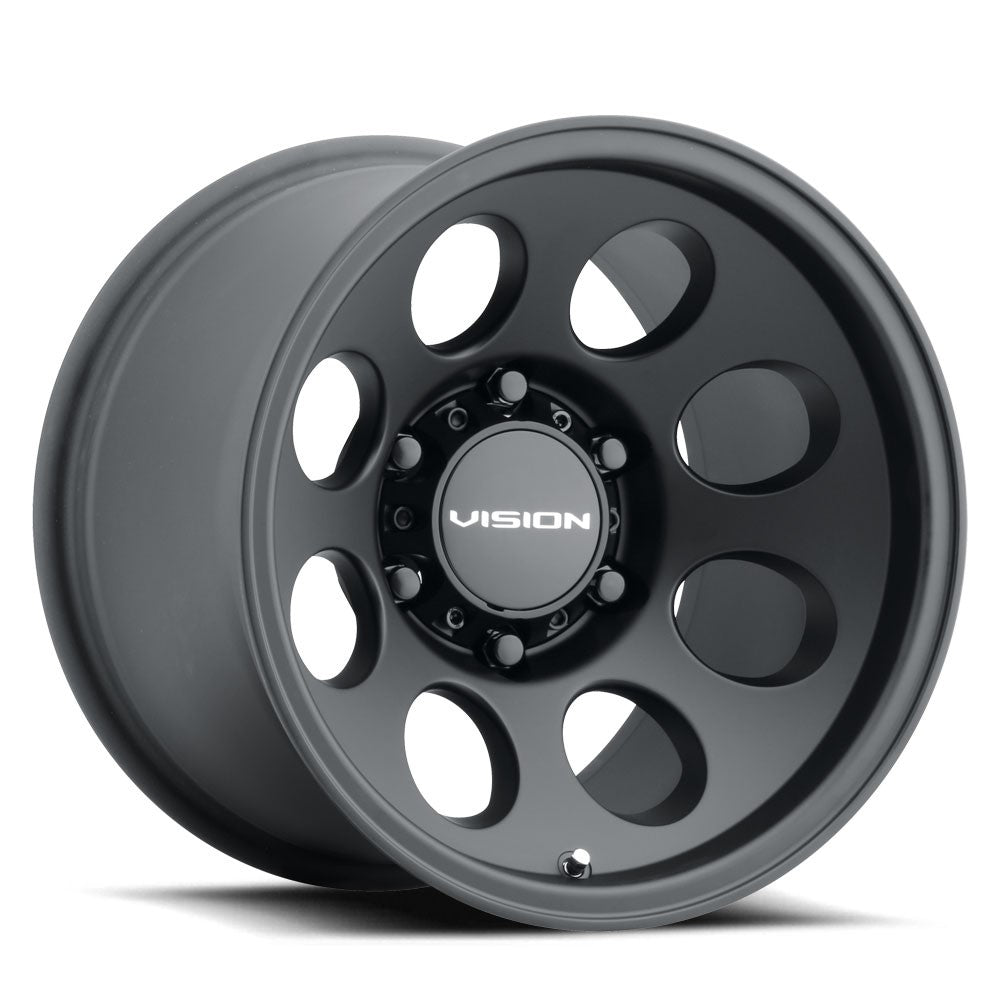 16x7 Vision 56VT Midway Trailer Satin Black Wheel 6x5.5 (-12mm)