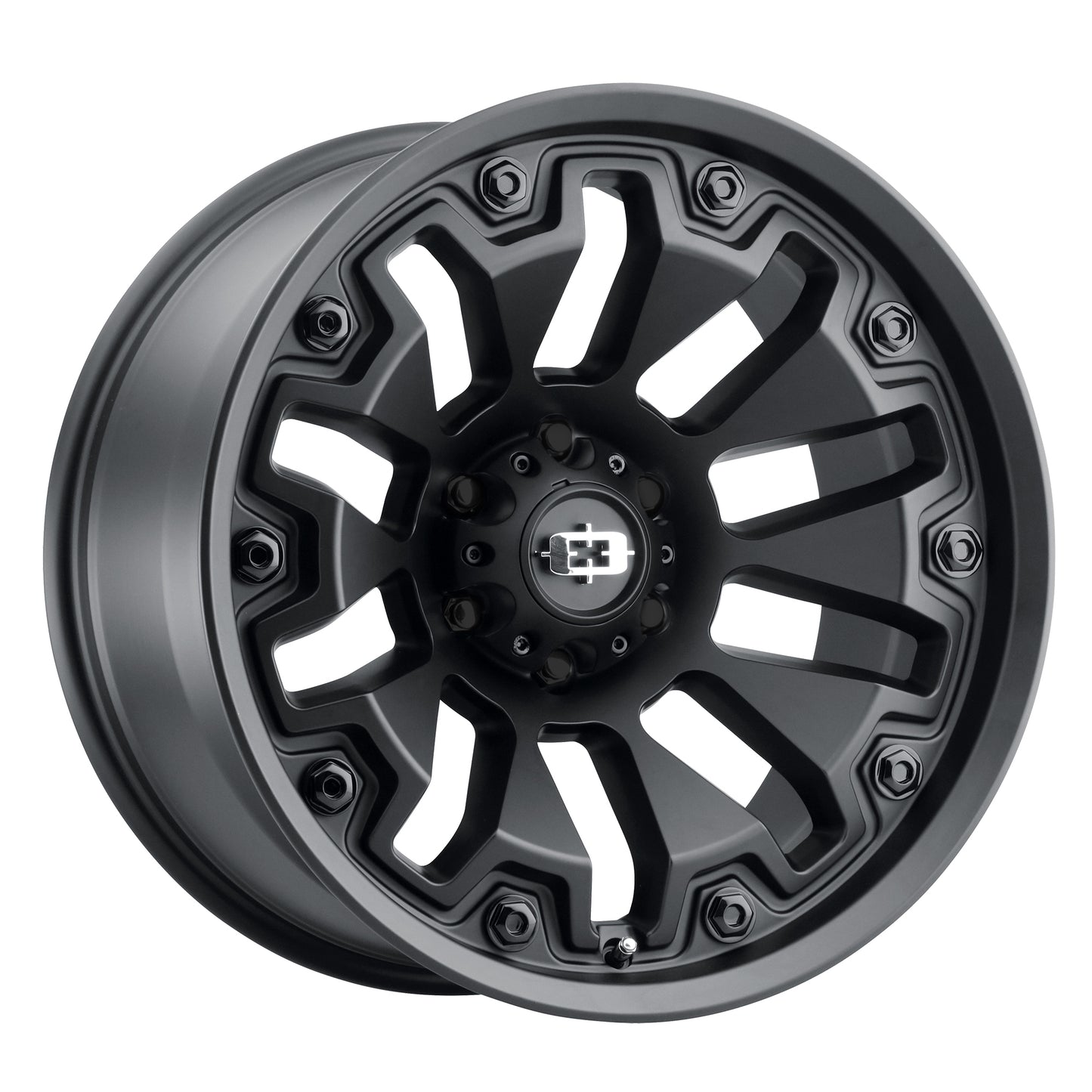 20x10 Vision 362 Armor Satin Black Wheel 5x5 (-25mm)