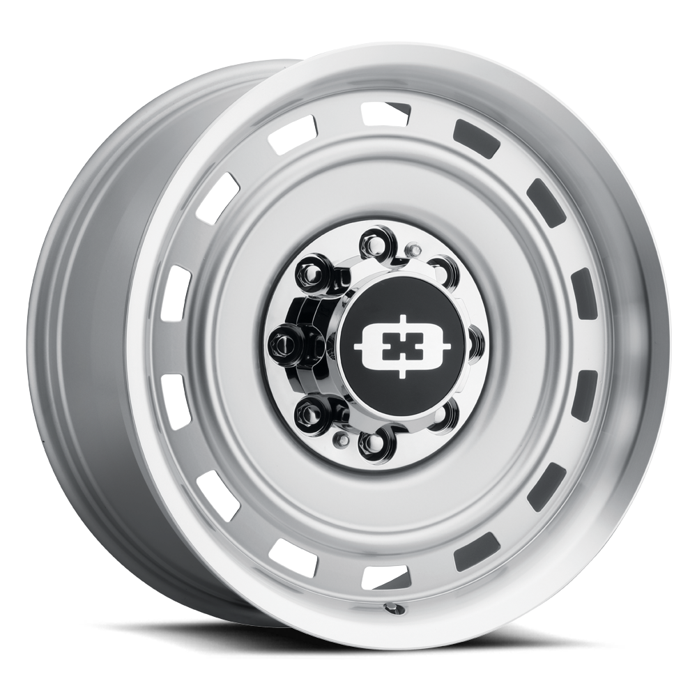 22x10 American Muscle 54 Cheyenne Silver Machined Lip Wheel 6x5.5 (-12mm)