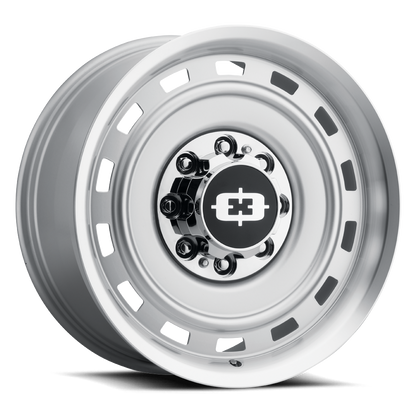 22x10 American Muscle 54 Cheyenne Silver Machined Lip Wheel 6x5.5 (-12mm)