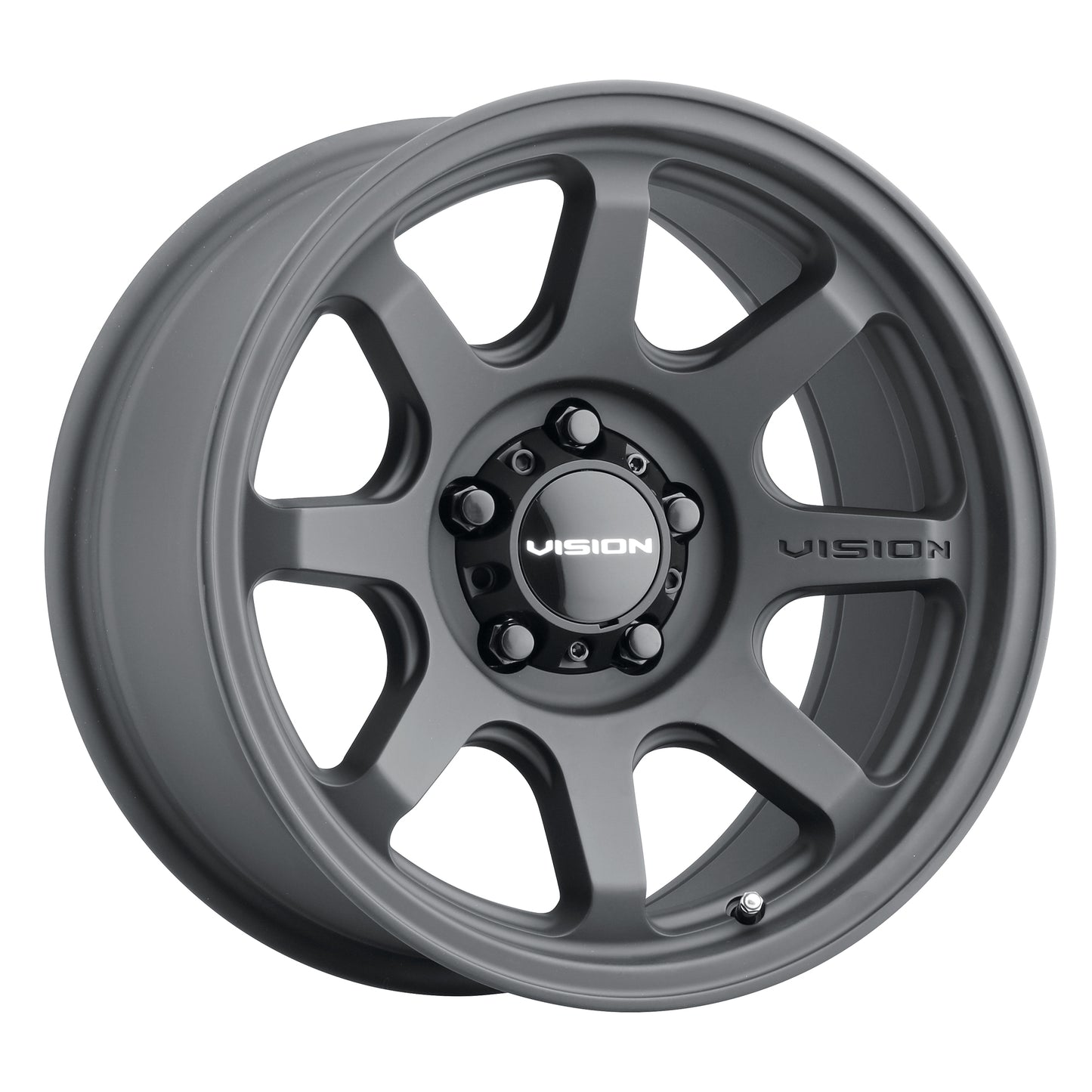 17x9 Vision 351 Flow Satin Black Wheel 6x5.5 (20mm)