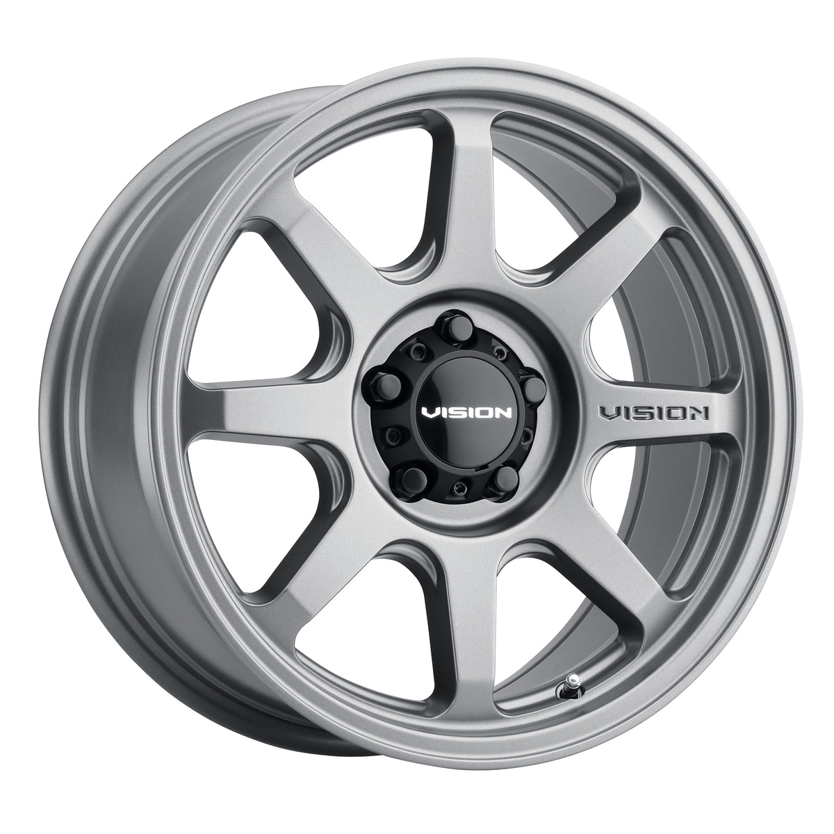 16x8 Vision 351 Flow Satin Grey Wheel 5x5 (0mm)