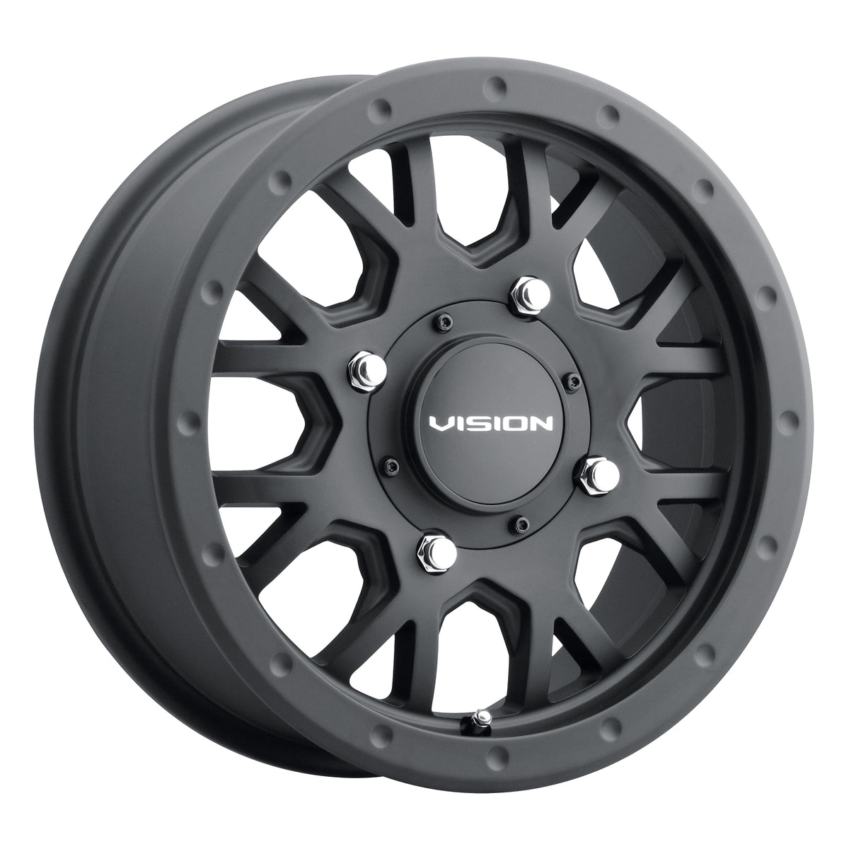 15x6 Vision GV8 Invader Satin Black Wheel Blank (38mm)