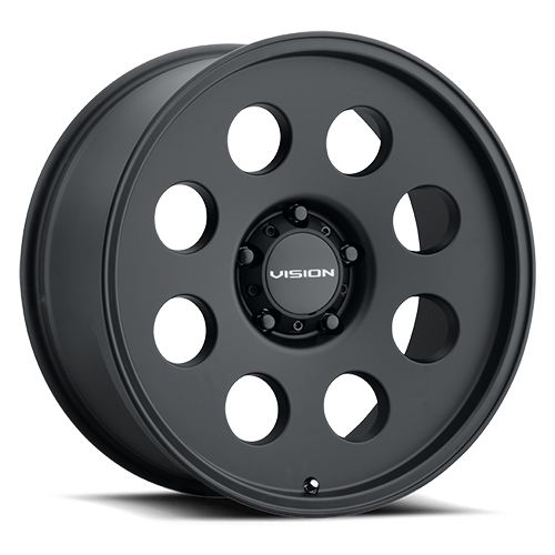 16x8 Vision 56 Midway Satin Black Wheel 5x5 (0mm)