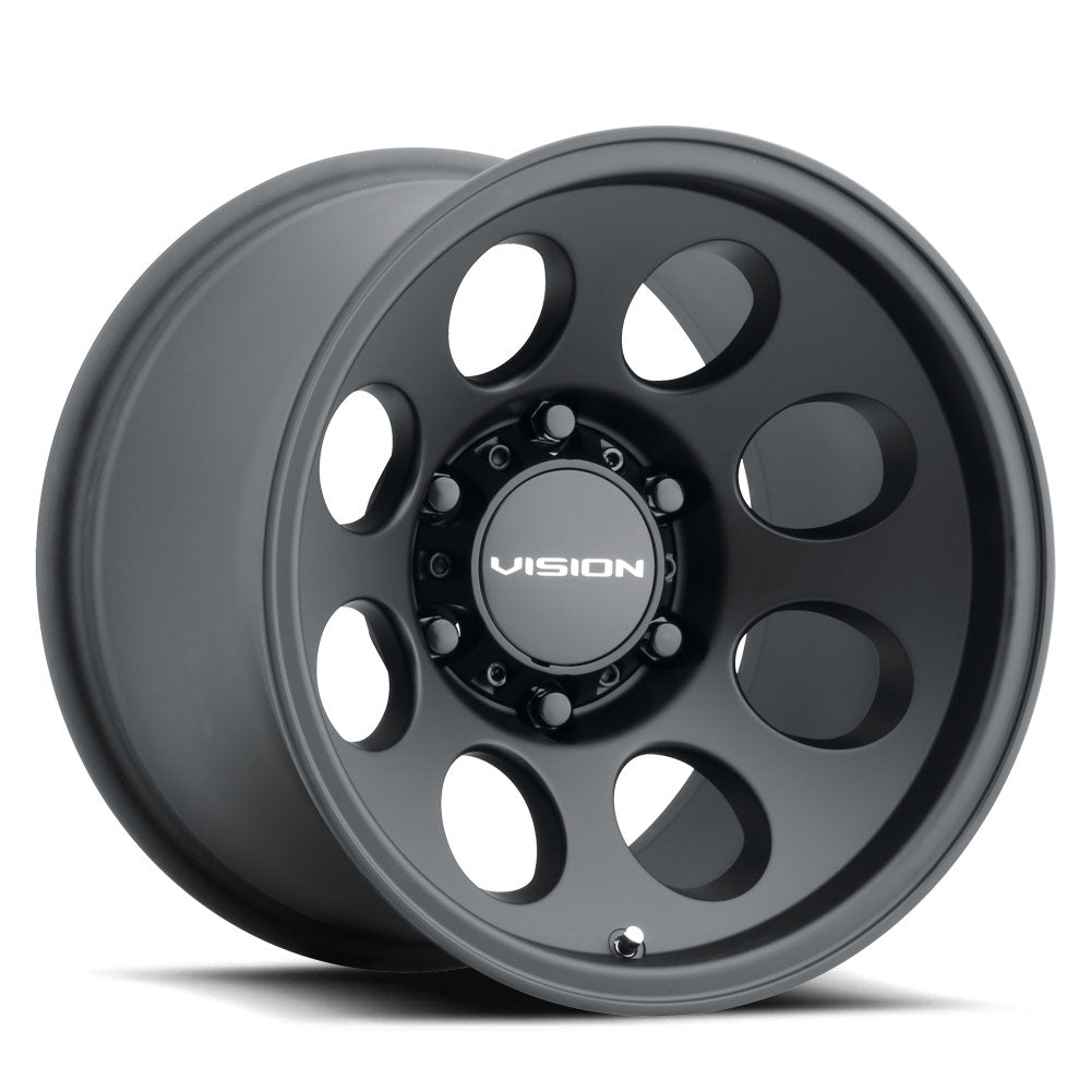 18x9 Vision 56 Midway Satin Black Wheel 6x135 (12mm)