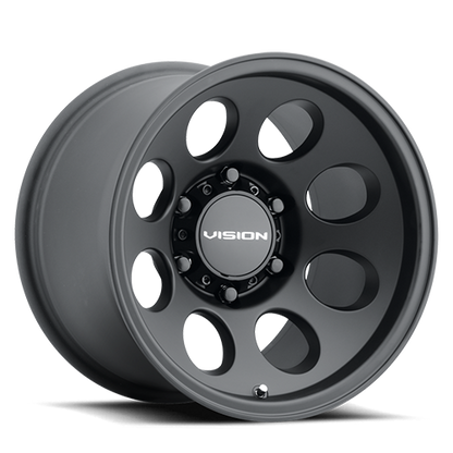 18x9 Vision 56 Midway Satin Black Wheel 6x135 (12mm)